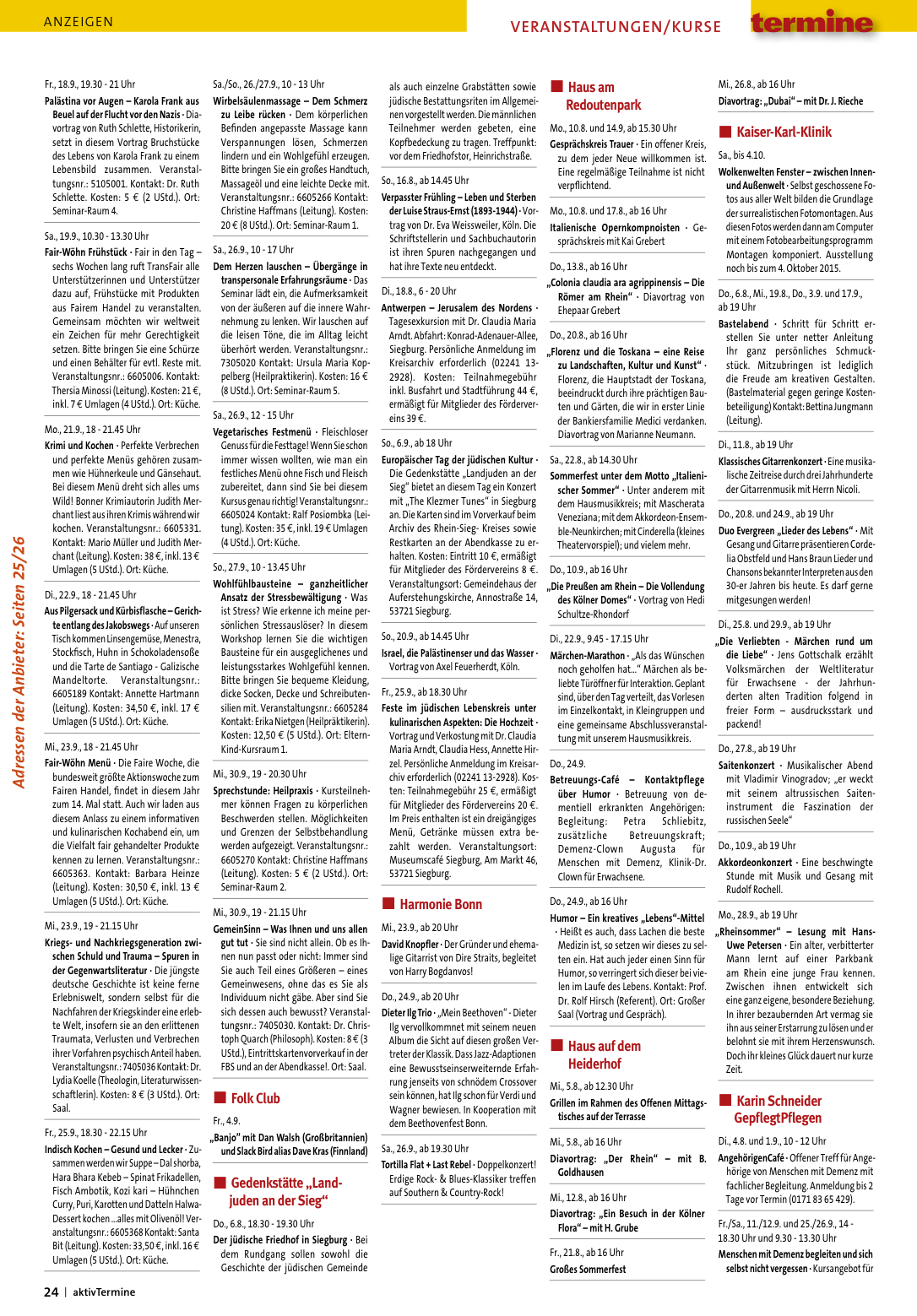 aktivTermine Nr. 94 - Seite 24